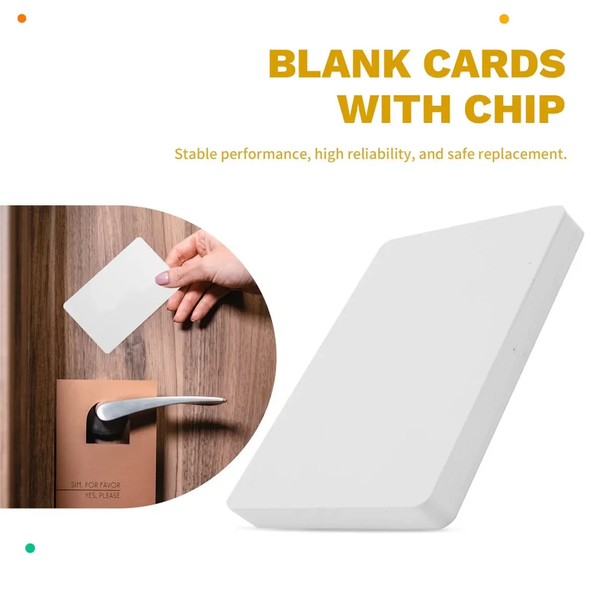 BHBL 100 Pezzi Carte NFC NTAG215 Vuote, Carte NFC 215, Tag NFC 215 Riscrivibili, Memoria da 504 Byte per Tutti i Dispositivi Abilitati NFC
