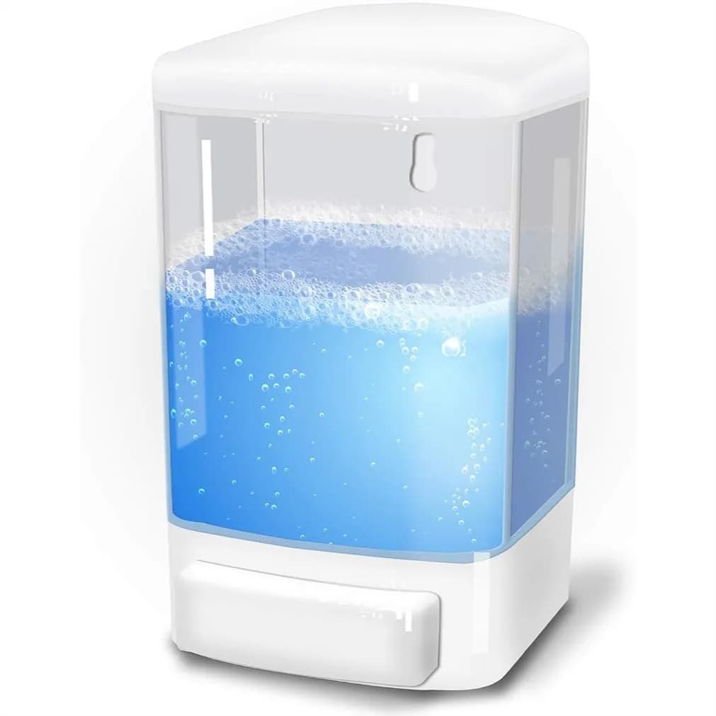 Dispenser di Sapone Manuale da Parete 33.8oz, Erogatore Commerciale di Disinfettante per Mani per Bagno, Cucina, Ristorante, Scuola