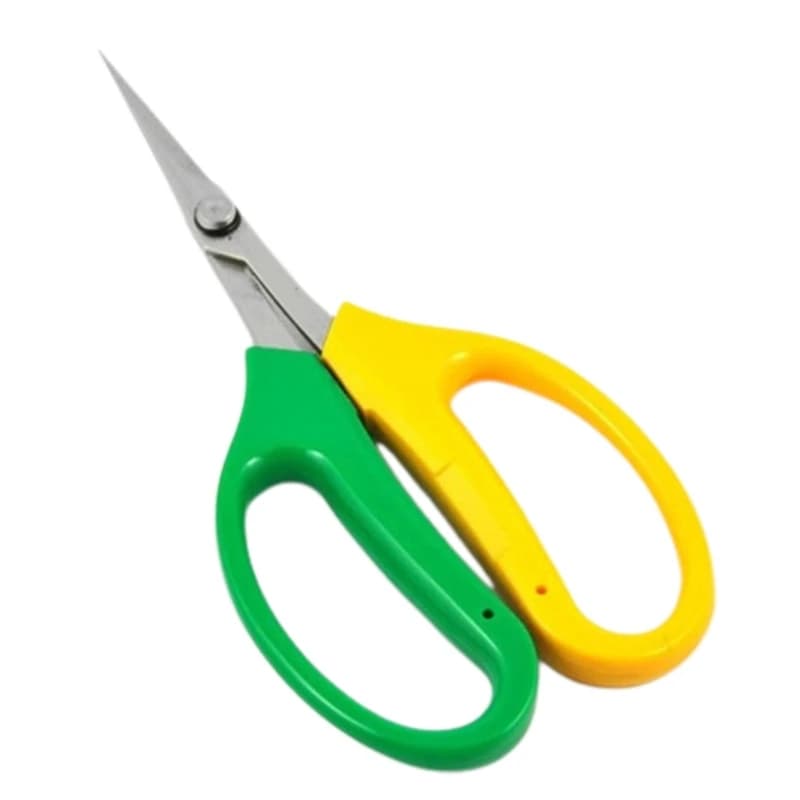 Multifunctional garden scissors Alice Robuste pruning shears for fruit and garden grapes with soft handles and curved blades