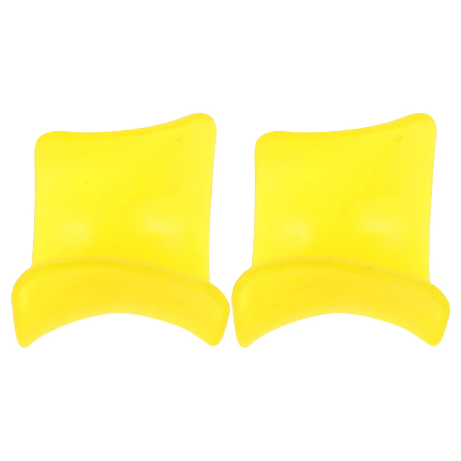 1Pair Large Size Light Yellow Guzheng Finger Assistant Piano Hand Shape Corrector for Young Learners Builds Strong Foundation