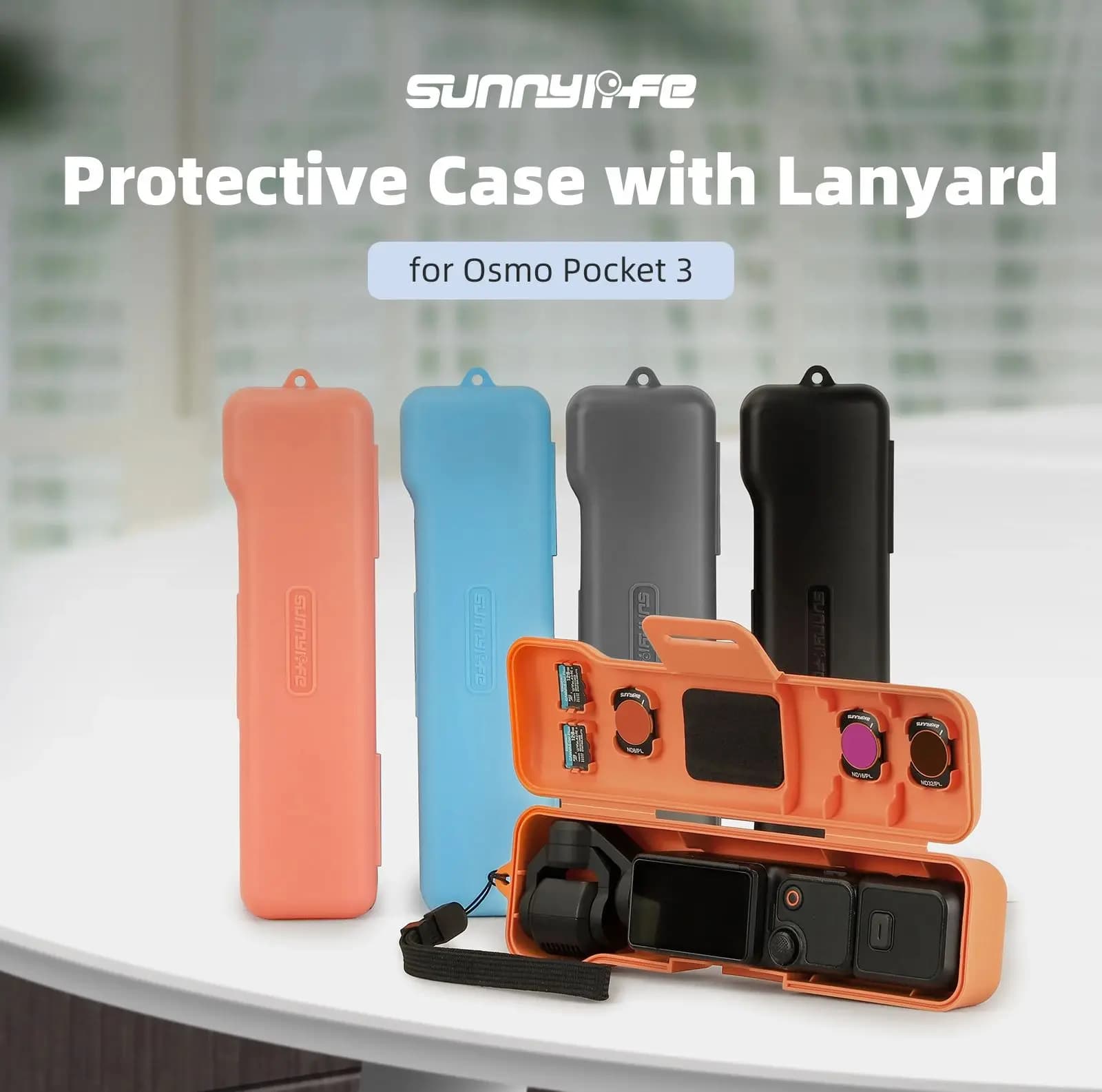 For DJI OSMO Pocket 3 Accessories Portable Transport bag Light storage box for action anti-scratch chamber designed to fit