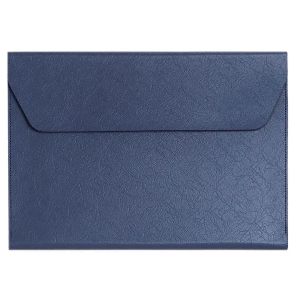 Leather Document Folder a4 Waterproof File Bag Large Capacity Travel Document Holder Business Briefcase For Office Storage
