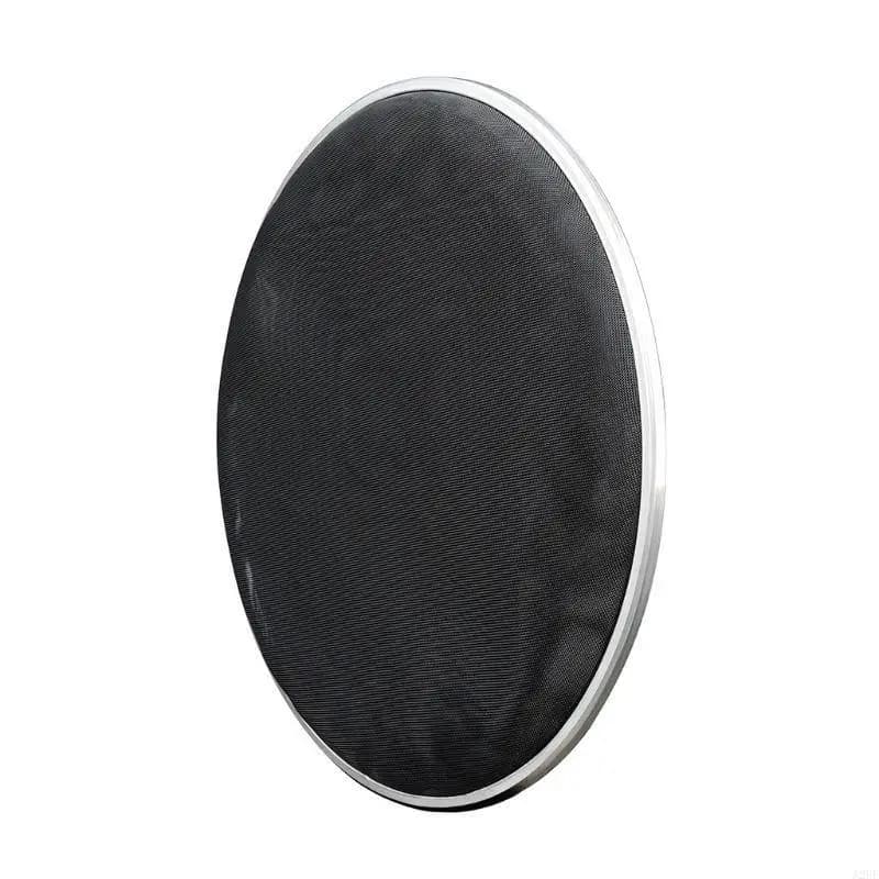 A2UF Tamburo in rete nera per testa Silent Pad Skin Drum Silenziatore Pad Strumento a percussione Pratica Parti ricambio