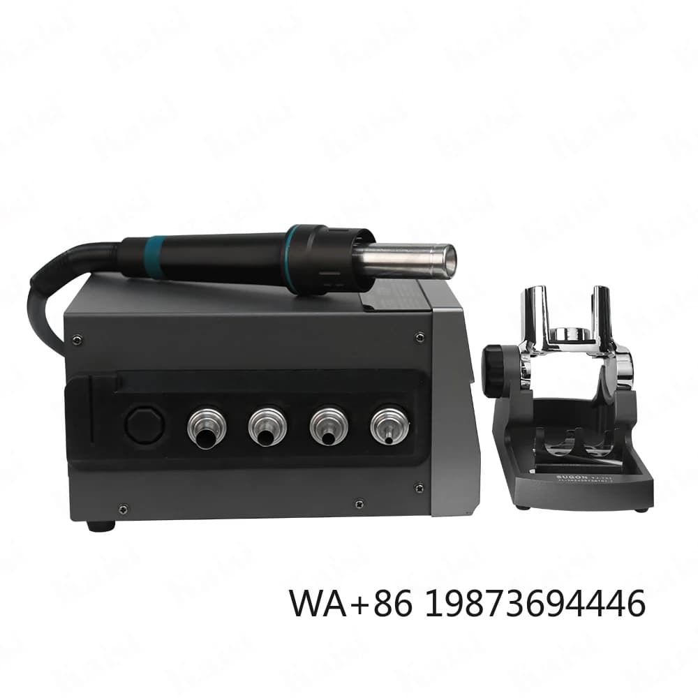 Stazione di Rilavorazione ad Aria Calda 110V/220V, Set di Strumenti con Pistola Termica a Riscaldamento Rapido per Saldatura