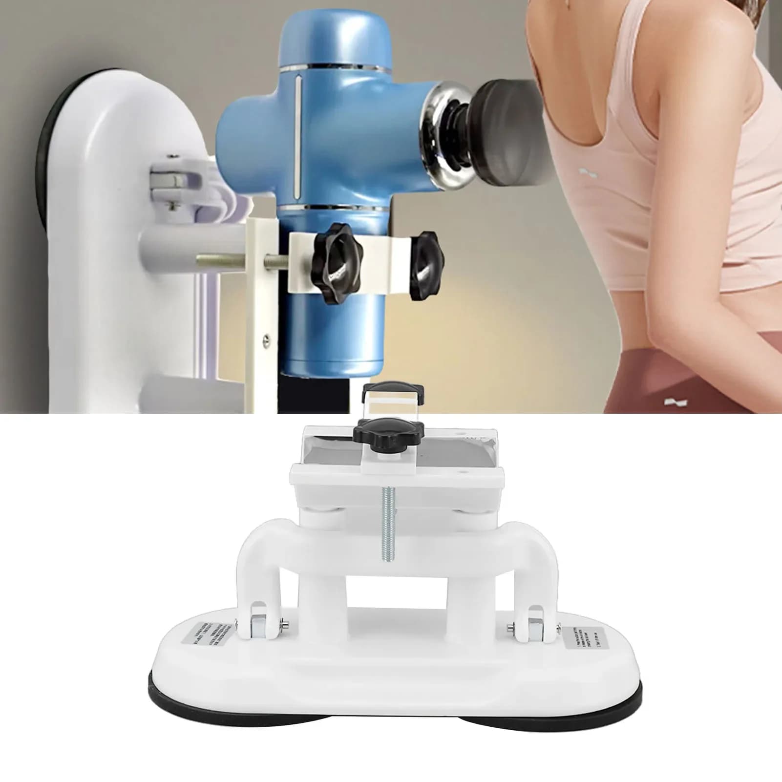 Support for massage gun support for double suction base with massage heads support for massage gun support for massage tool for automassage