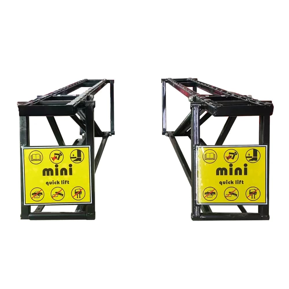 Mini ascensori automatici portatili Ascensore idraulico a forbice rapido da 2800 kg con design a due montanti Ascensore rapido per auto mobile a doppio cilindro