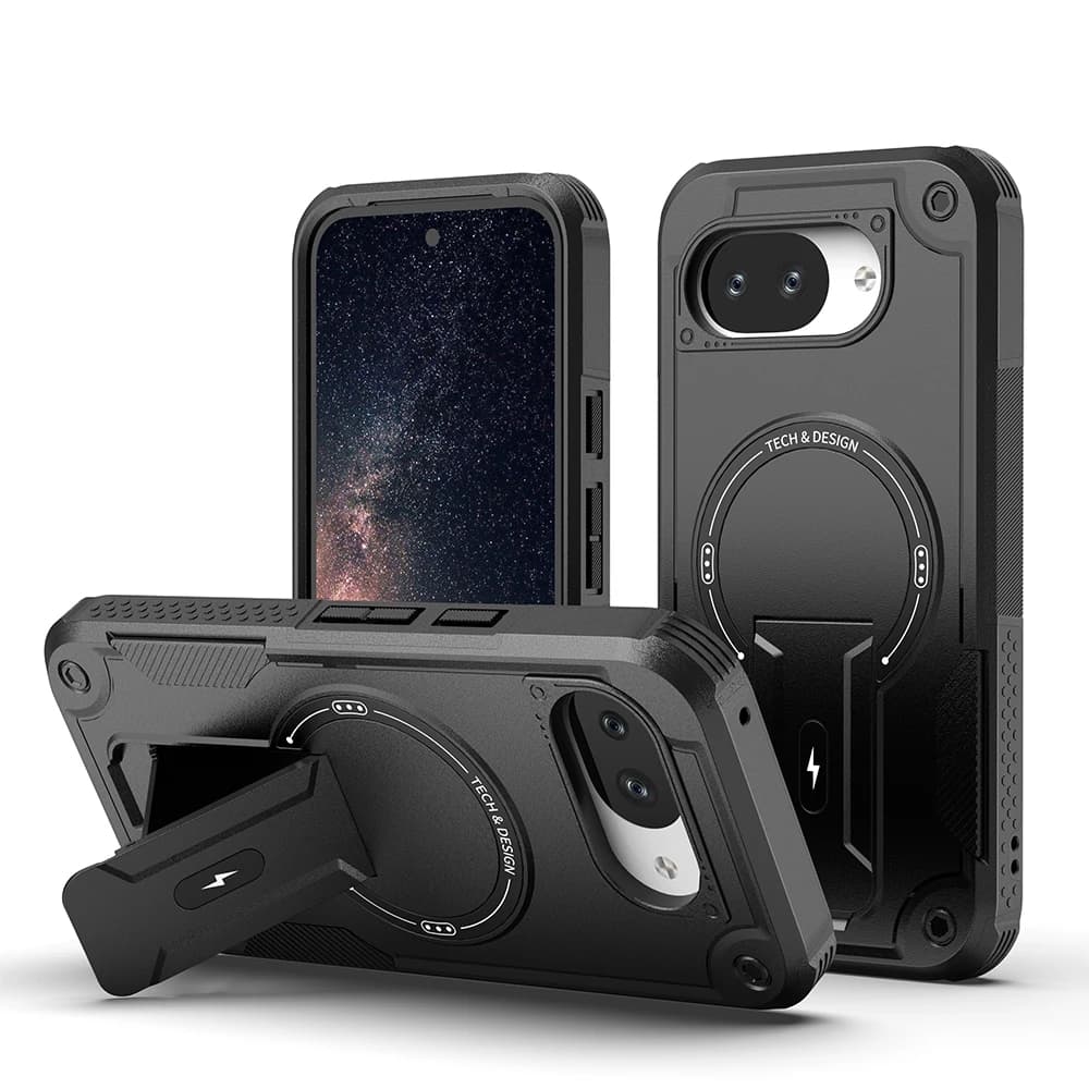 Custodia a Doppio Strato per Google Pixel 10A 10 A 9 Pro XL Pixel10a Pixel10 Pixel9 Pixel 10 Pro XL, Cover Magnetica Rigida per Cellulare