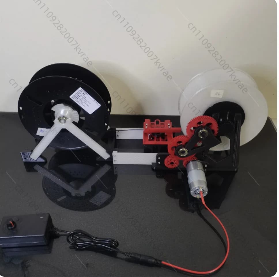 3D Filament Winder Manual/Electric Spooling Machine for 3D Printing Compatible with PLA/ABS Filaments
