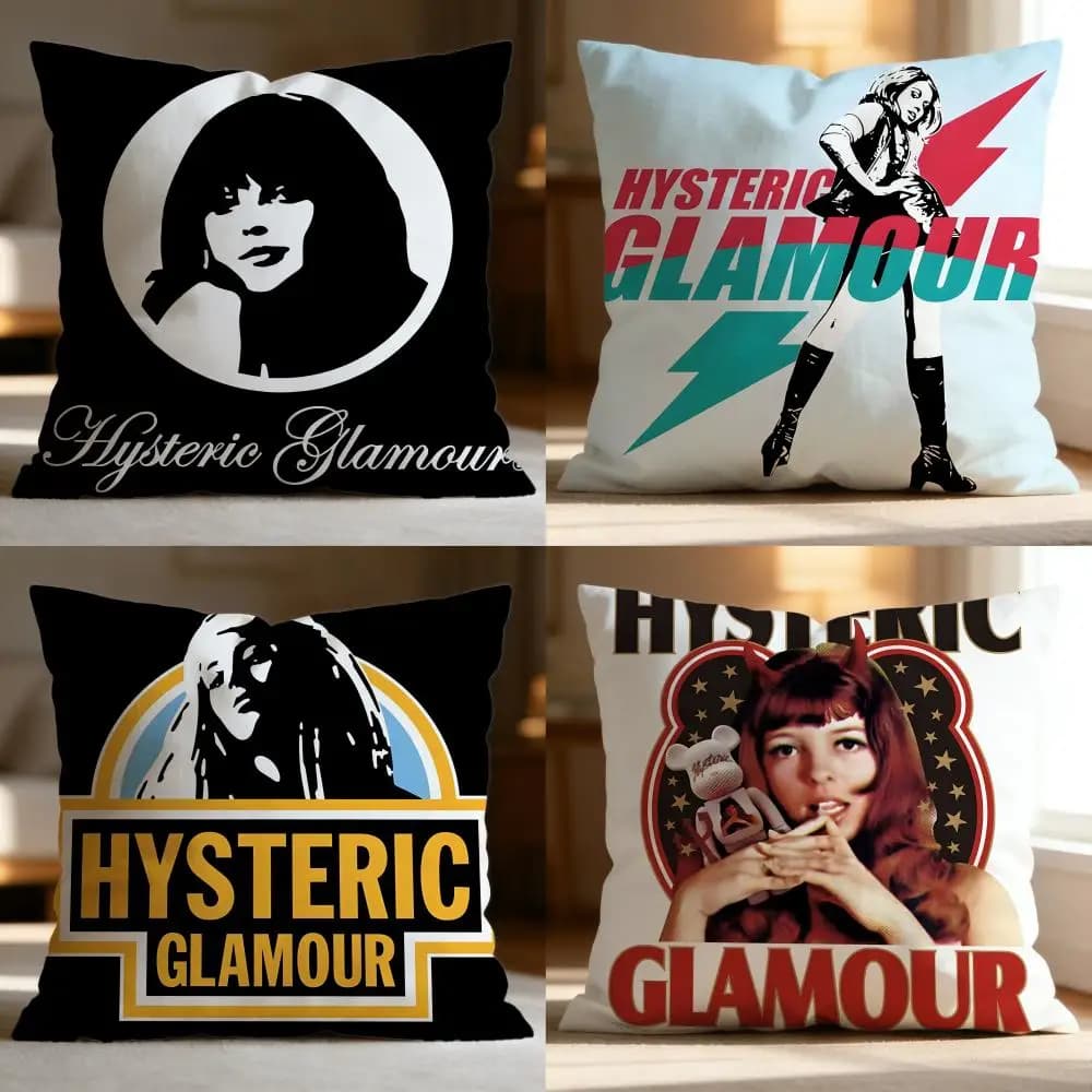 Fodera per cuscino Fashion H-Hhysteric Glamourer, morbida e lavabile, multiuso per divano, letto, viaggi e ufficio