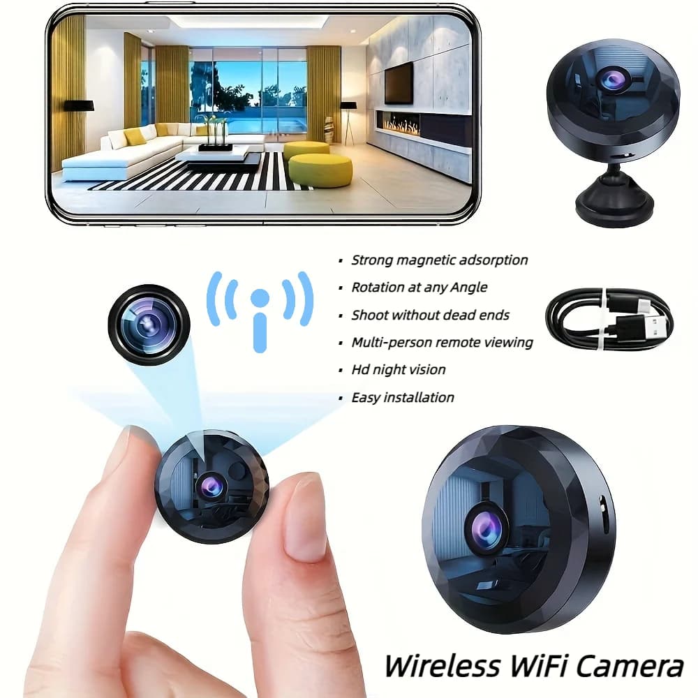 Top A11 Mini telecamera WiFi sorveglianza Wireless telecamera di sorveglianza remota videosorveglianza protezione di sicurezza Smart Home 2024