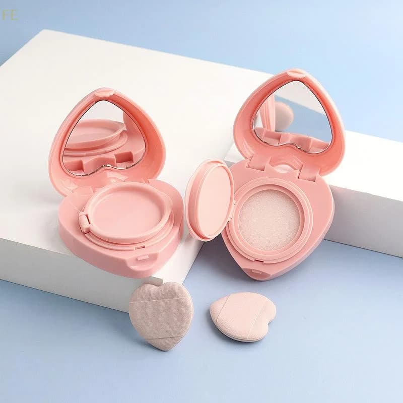 [F] 5g Refillable Mini Air Cushion Case Empty Puff Box Portable DIY Cosmetic Container For BB Cream Foundation Makeup Travel Kit