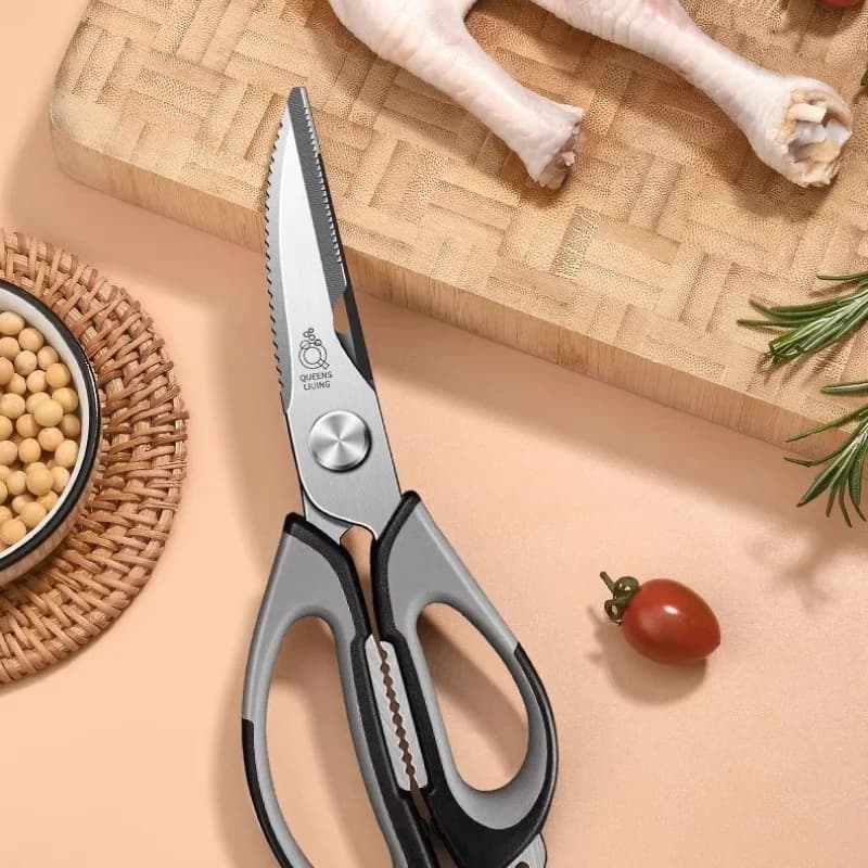 Forbici PLYS-1pc forbici per ossa di pollo rimovibili per uso domestico, acciaio inossidabile speciale affilato, forbici per alimenti multiuso per barbecue