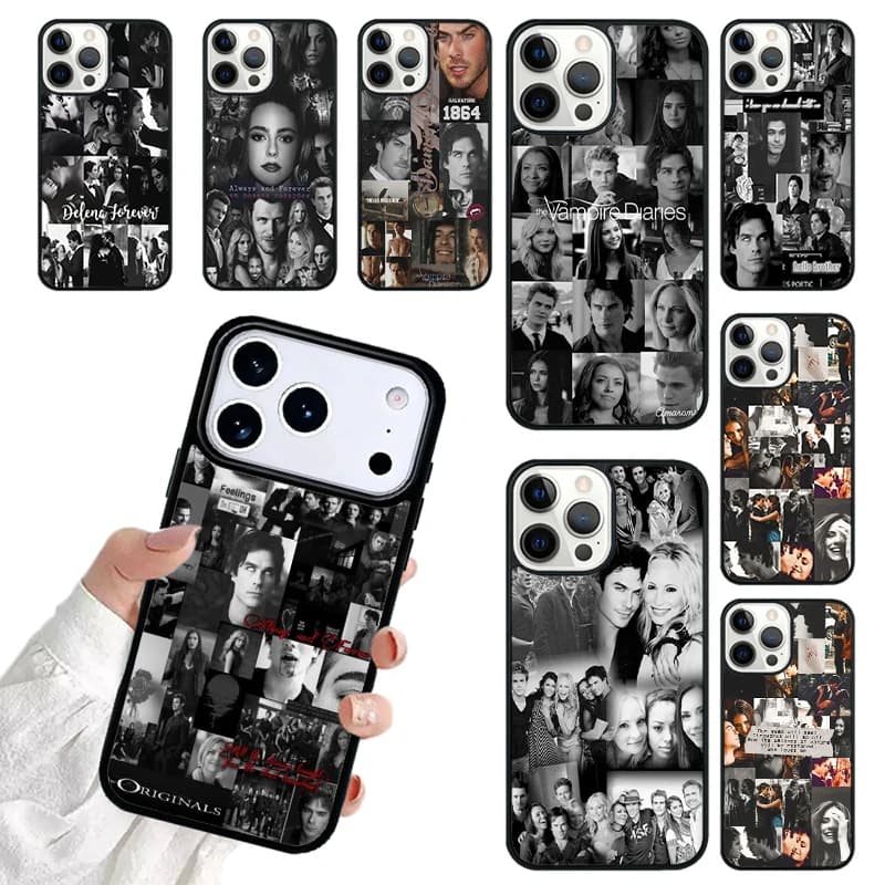 The Originals Vampire Diaries Phone Case For iPhone 17 16 15 14 13 12 11 Pro Max 17air Shockproof Cover Fundas