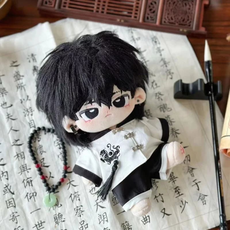 Vestiti per bambole in cotone da 20 cm Abito per quattro grandi bestie in stile cinese antico Non attributo Vestito per bambole Kawaii per figure da collezione