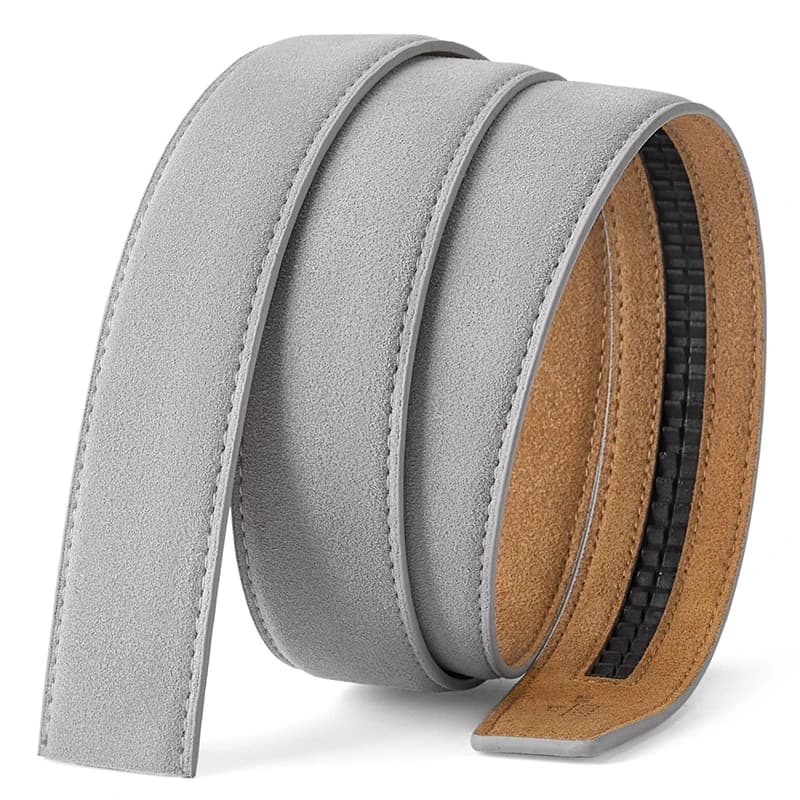 Automatic Buckle Belt Replacement Belt 3.5cm Suede Leather Belt for Automatic Belt Replacement Belt Genuine Leather Belt for Men