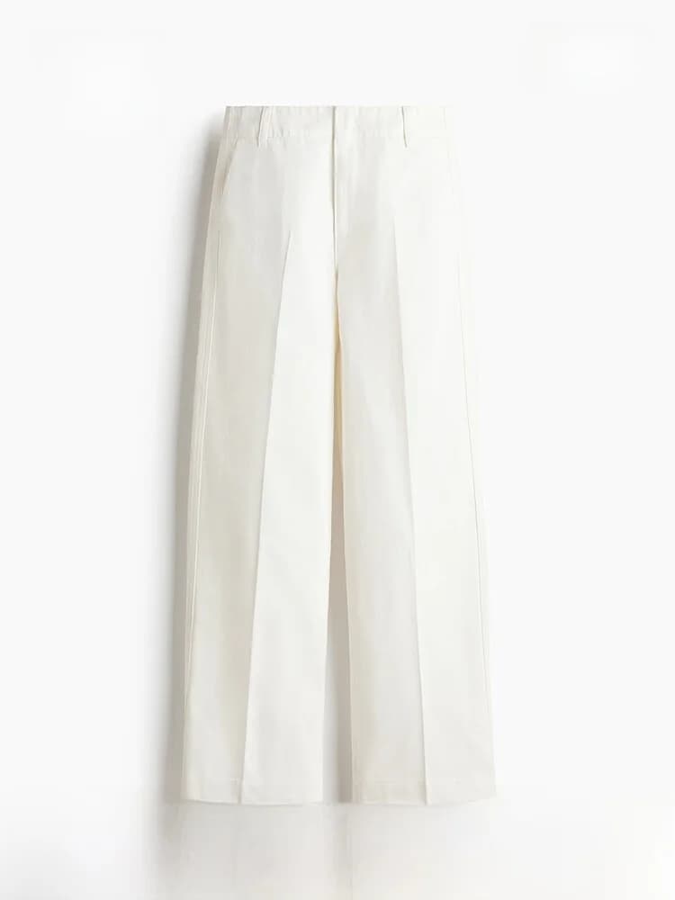 Jeans a Vita Alta e Gamba Dritta per Donna, Denim Casual in Cotone, Nuova Collezione Primavera H&M 325339