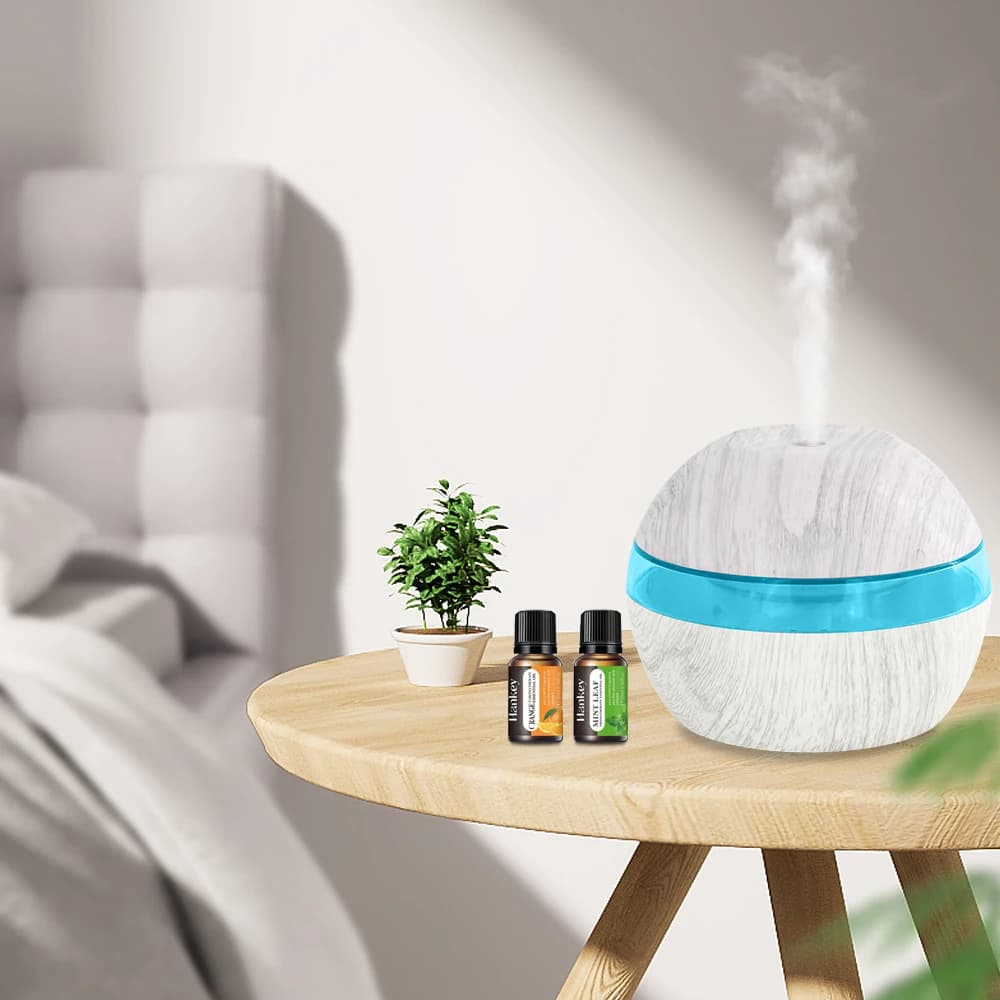 Perfetto per l'ufficio della camera da letto Umidificatore ad ultrasuoni da 300 ml con controllo touch LED a 7 colori per aromaterapia