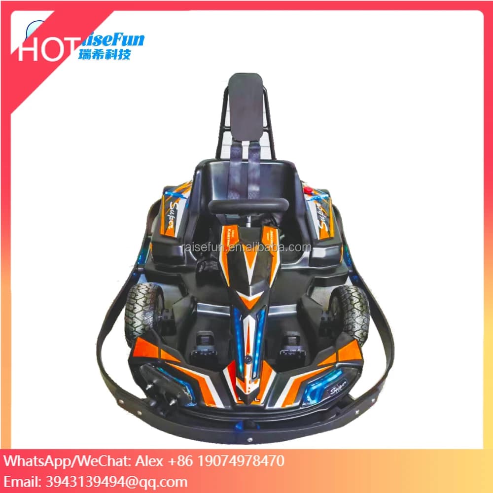 Go-Kart elettrico RaiseFun Kids, nuovo design, per bambini e adulti, per divertimento indoor e outdoor, gioco di corse in vendita.