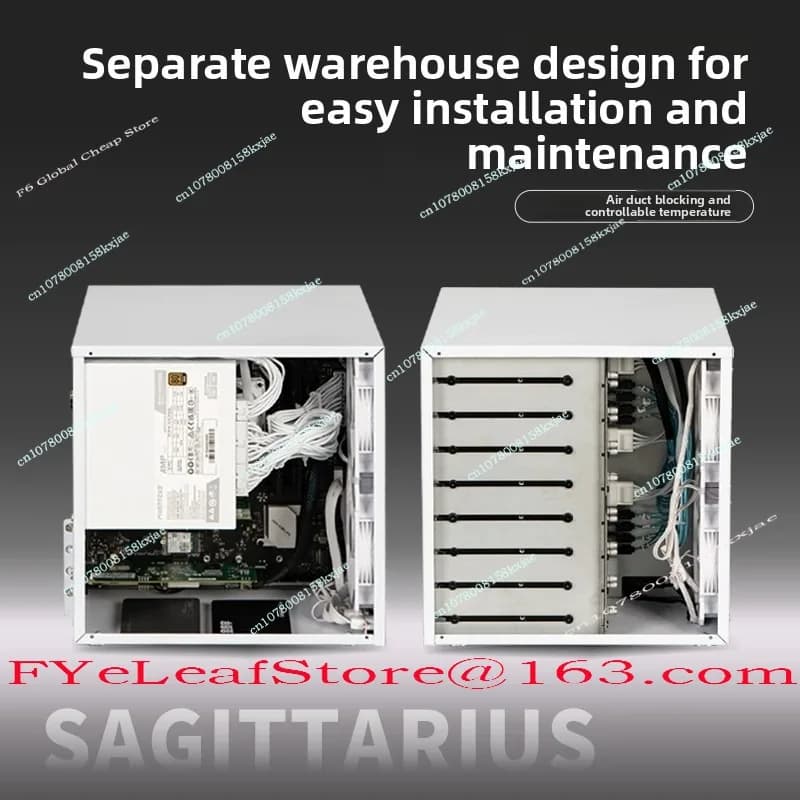 8-Disk NAS Chassis with Backplane ATX Power Supply MATX Full Height PCIe Synology AIO Storage UNRAID