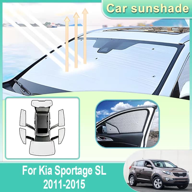 Parasole per Parabrezza Auto per Kia Sportage SL Accessori 2011 2012 2013-2015 Protezione Solare Completa Anti UV Ricambi Auto