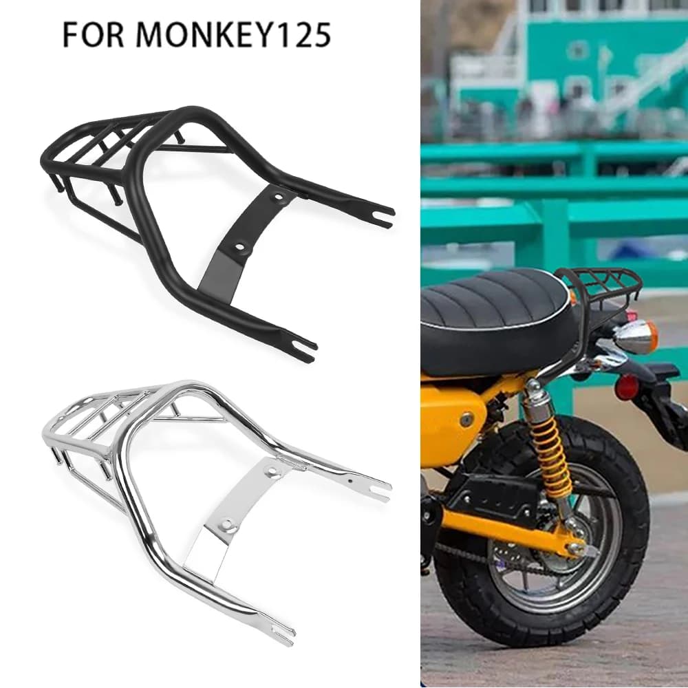 Monkey125 motorcycle rear rack for Honda Monkey 125 2018-2024 2023 rear load bracket for cargo