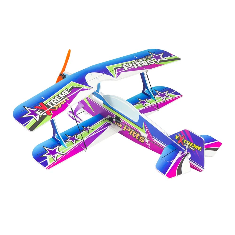 DW Hobby 450mm PITTS PP RC Air Foam Small Remote Control Aircraft Toy 4CH Motor Brushless RC Kit 3D Aircraft E30