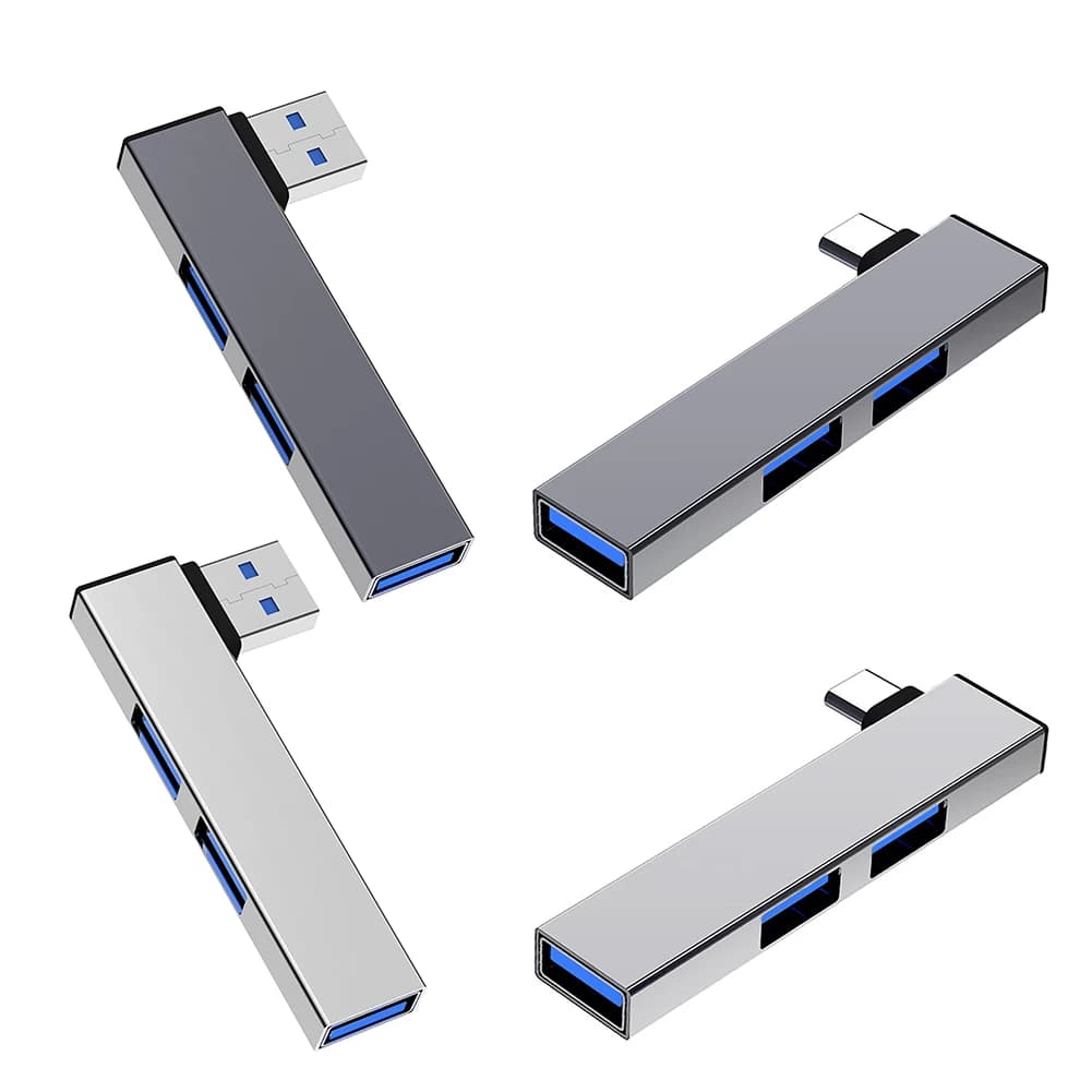 3 in 1 USB HUB Type C HUB Speed 5.0Gbps 3 Port Expansion Dock Hub OTG USB 3.0/Type-C 3.0 To 3 USB for PC Computer Laptop