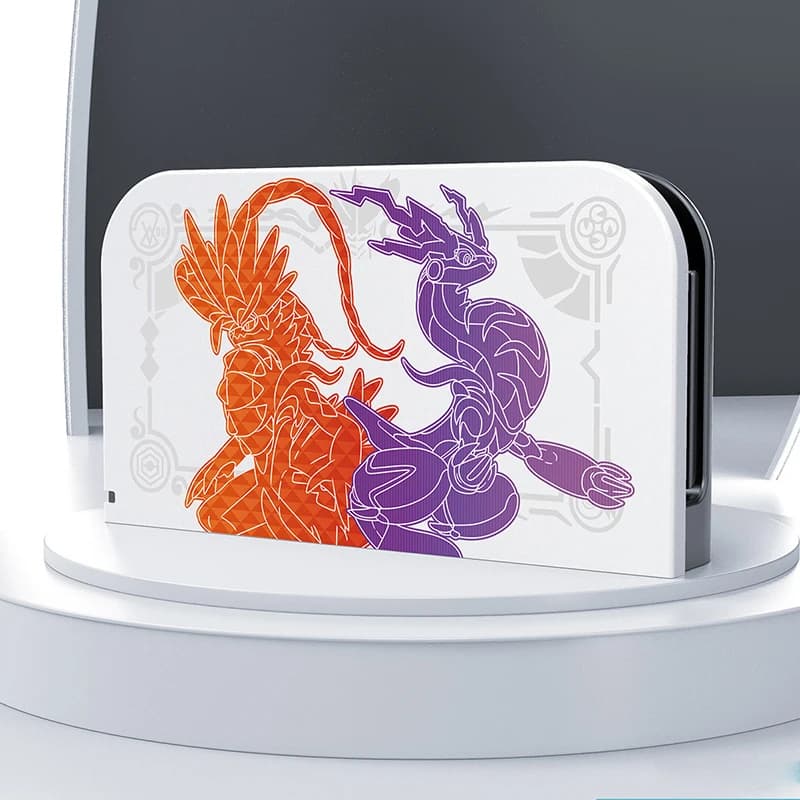 Custodia con piastra frontale in cartone animato per Switch 2 Custodia rigida protettiva in pelle per Switch 2 Accessori per giochi con stazione dock di ricarica