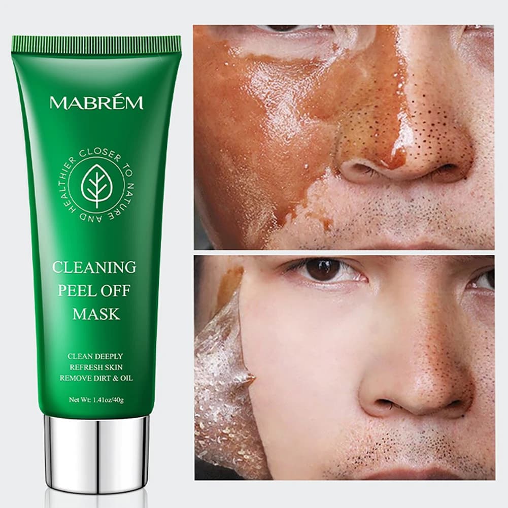 Deep Cleaning Peel Off Mask For Blackheads Moisturizing Oil Control Shrink Pore Improve Roughness Skin Mud Mask For Skin Care