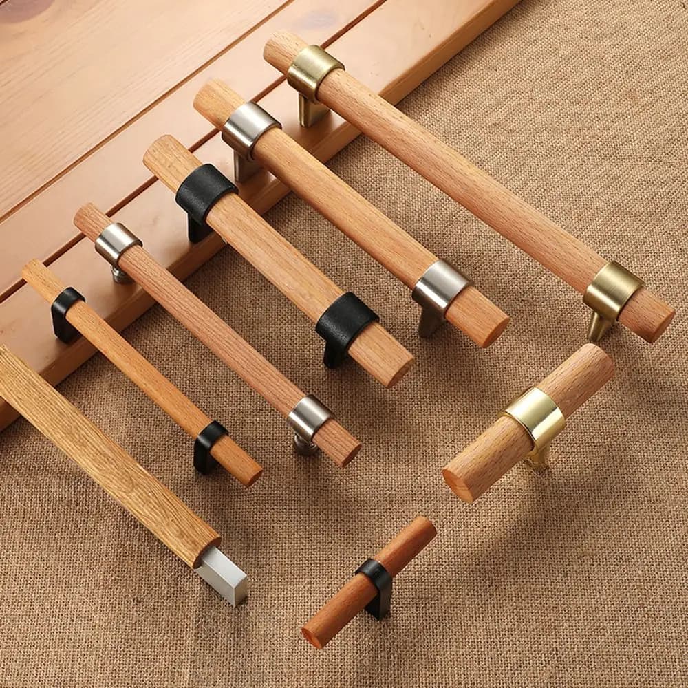 Maniglie di Lusso in Lega di Zinco per Armadi e Cucine, Pomelli per Porte in Legno, Maniglie per Cassetti, Ferramenta Moderna per la Casa