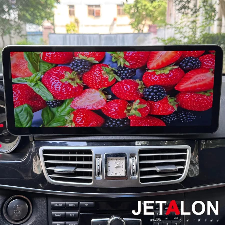 Schermo QLED 4K da 14,6 pollici con Android 14, GPS, Bluetooth, Carplay per Benz E W212 2010-2016 NTG4.0 4.5 4.7 NTG5.0 Autoradio
