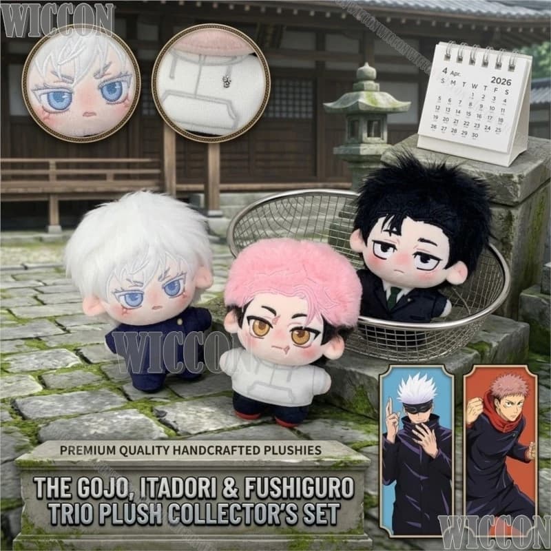 Juutsu Kaisen Satoru Itadori Yuji Fushiguro Megumi 10cm Q Version Peluche Anime Periferica da Collezione Figura Cosplay Costume