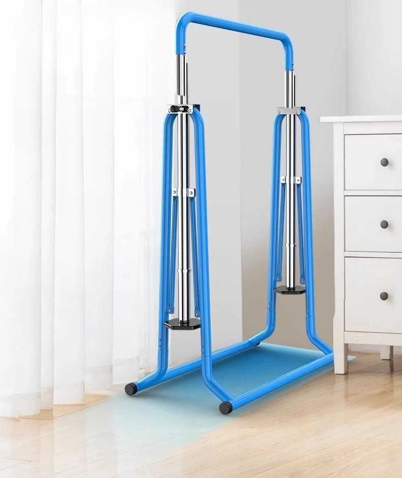 Children's Horizontal Bar Traction Shelf for Adult Home From Floor to Ceiling Small Baby Treasury Folding Ring for Kids