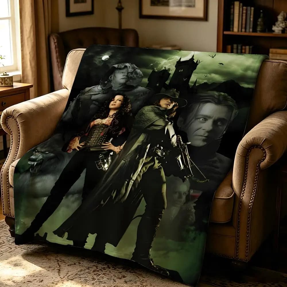 movie V-Van Helsing-g Throw Thick Comfort Flannel Quilt, Multi-scene Use Indoor Outdoor Daily Nap
