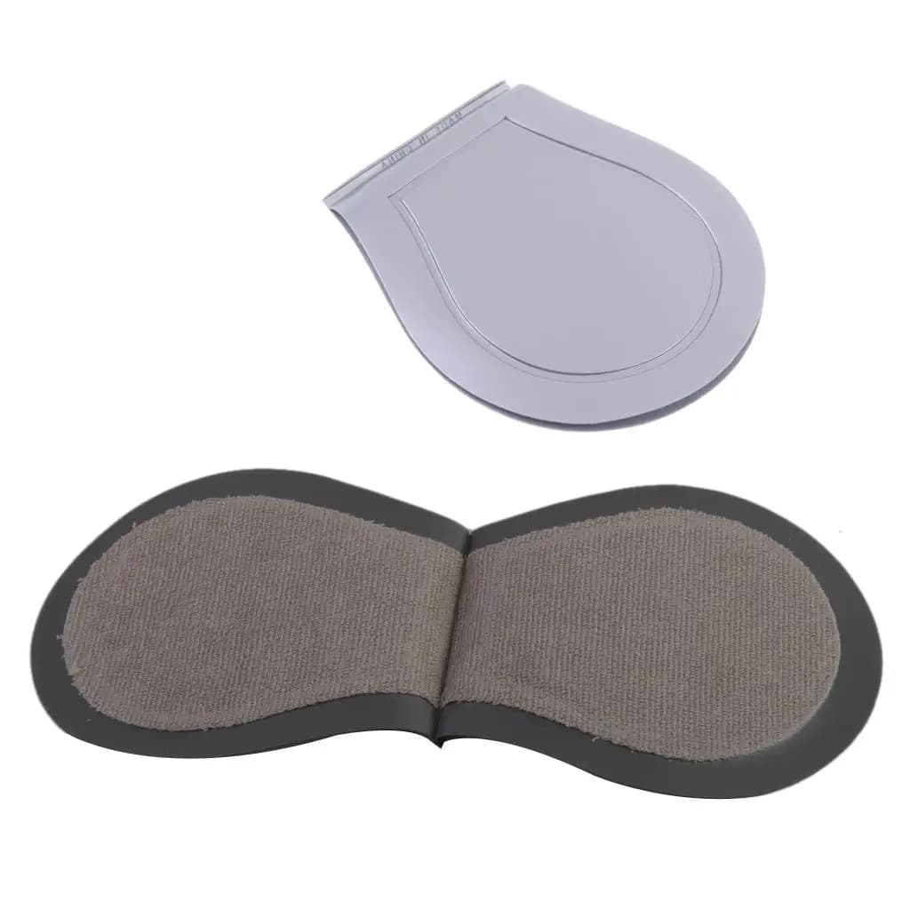Pulitore Portatile per Palline da Golf, Asciugamano in Spugna Grigia Tascabile, Accessorio per Borsa da Golf
