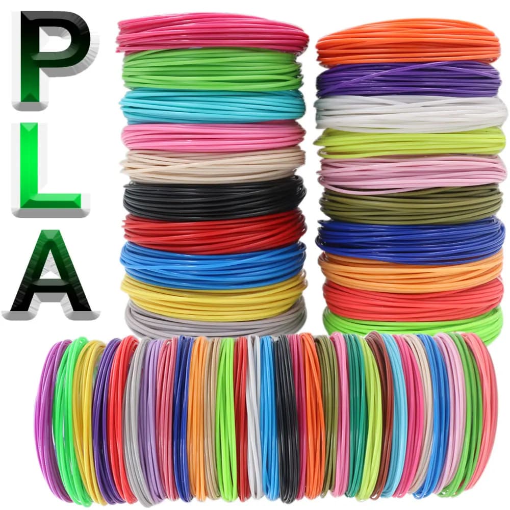 PLA thread for children's 3D pen printing material 10/20/30 roll diameter 1.75mm 100M/150M/200M safely odor charging plastic