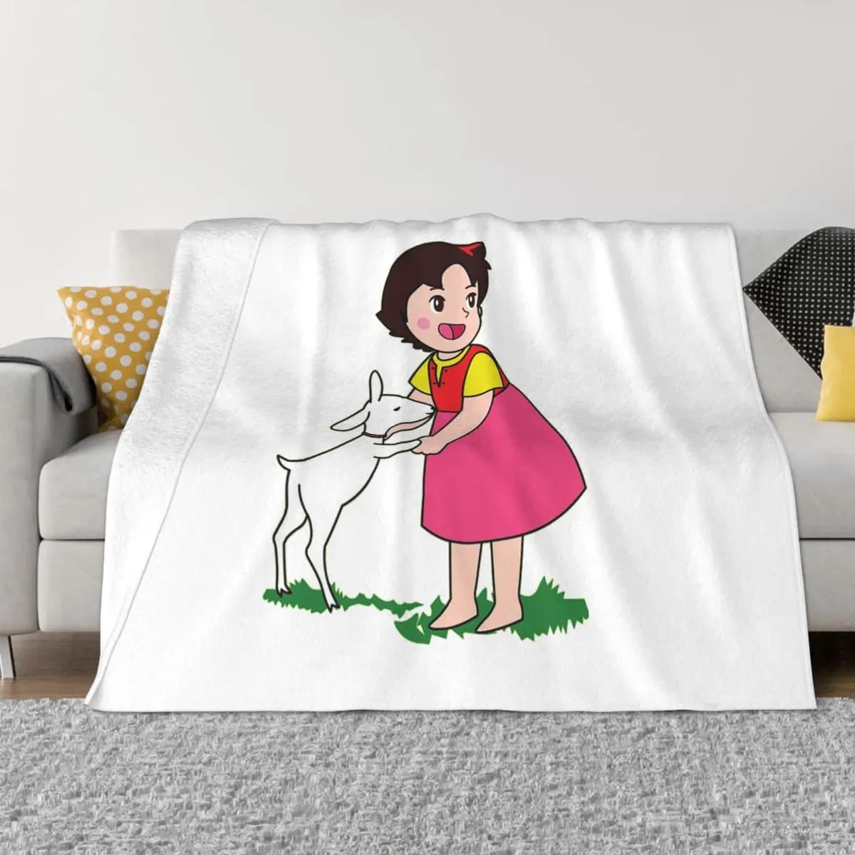 Heidi Blanket Soft Warm Flannel Throw Blanket Cover for Bed Living room Picnic Travel Home Sofa