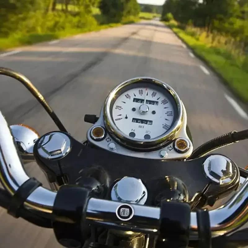 Digital Meter for Motorcycle Mini Thermometer for Motorcycle Waterproof Pocket Thermometer for Bedroom For Cycling Supplies