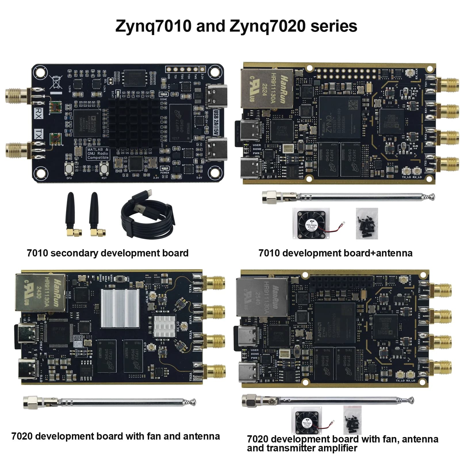HamGeek SDR Radio Zynq7010+AD9363 Scheda di sviluppo radio definita dal software SDR per Plutone SDR MATLAB