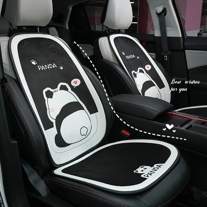 Car Seat cushion in plush universal animated board warm and comfortable car seat cushion lining interior decoration car accessories