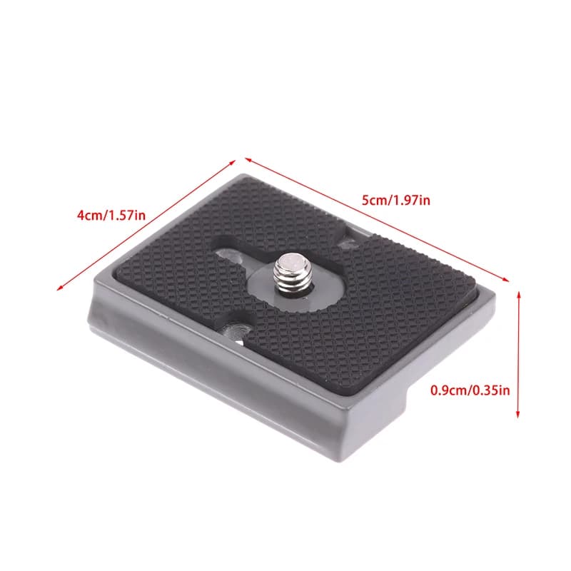 1Pc 200PL-14 Treppiede per fotocamera in metallo Piastra QR a sgancio rapido Testa a sfera Piastra a sgancio rapido Grigio leggero per accessori Manfrotto