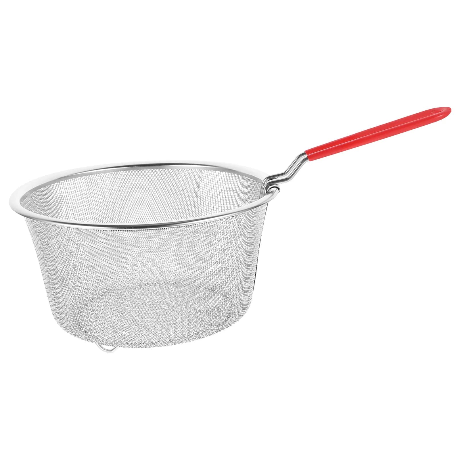Metal Frying Basket, Stainless Steel Multi-purpose Basket with Air Frying and Cooking Handle, for Fries, Snacks and Cooking