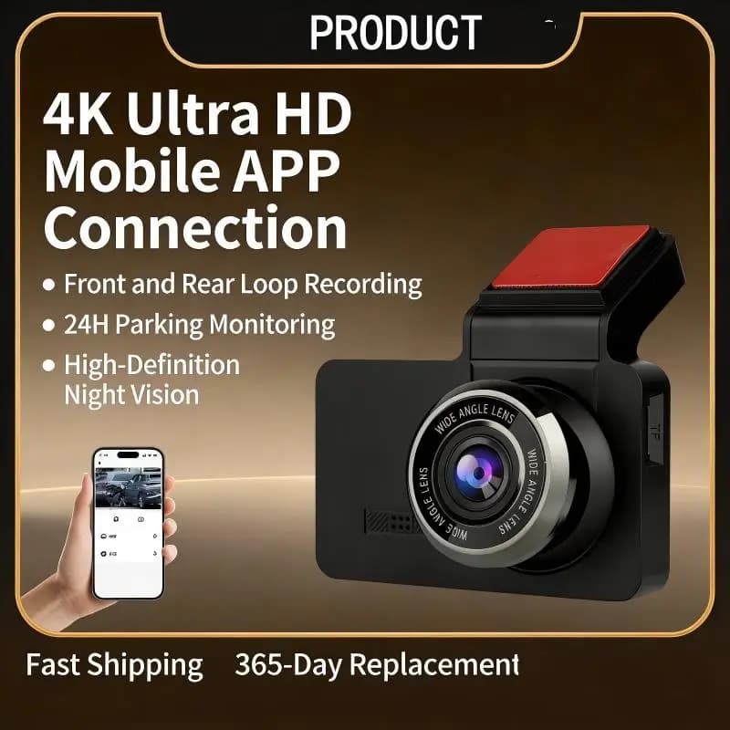 For car Dash Cam Recording Car Camera DVR dual-lens ultra-high-definition Night Vision Video Recorder Support GPS 24H Parking