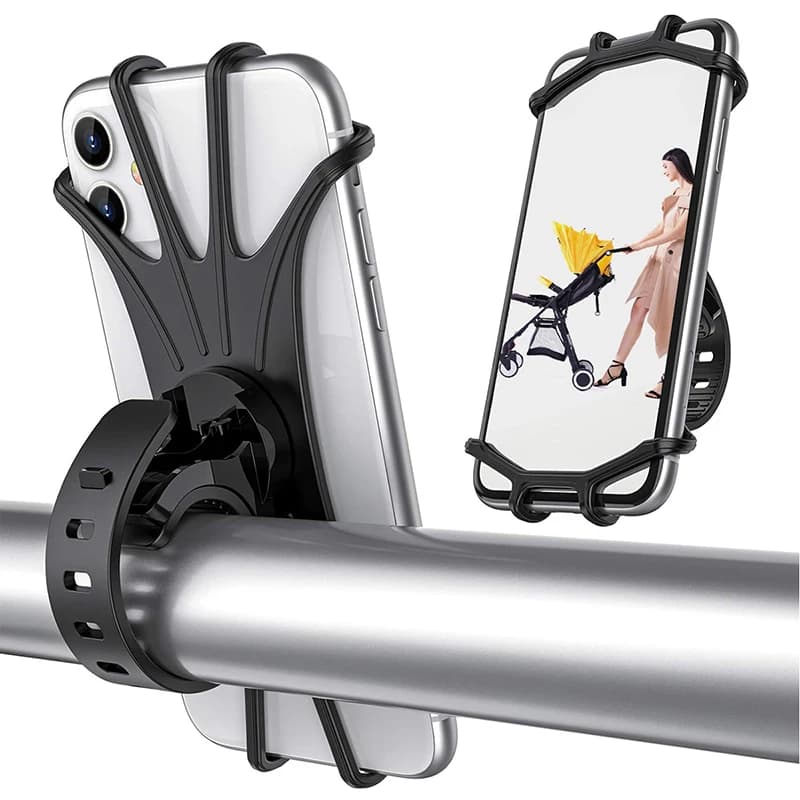 Accessori per passeggini supporto per telefono cellulare Rack universale 360 girevole per carrozzina per bambini supporto per telefono per dispositivo Gps iPhone