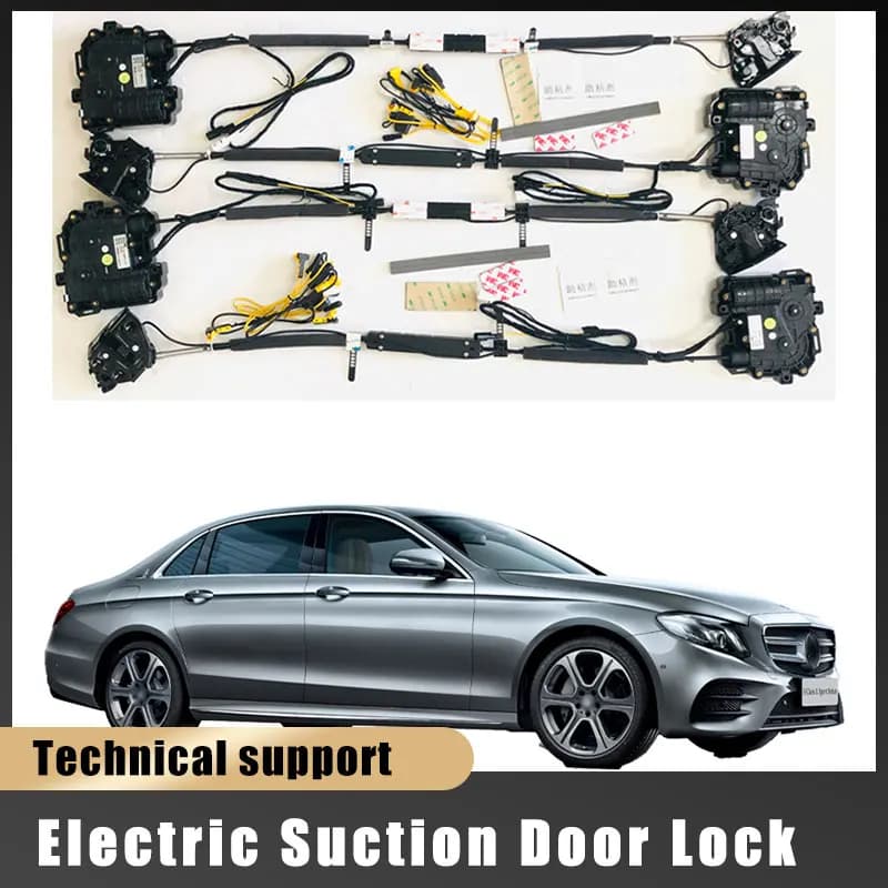 Per Mercedes Benz Serie E W205 2014+ Smart Auto Serratura Elettrica di Aspirazione Porta Automatica Soft Close Porta Del Veicolo Super Silenzio