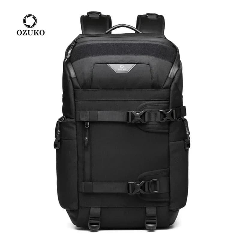 Zaino Ozuko Zaino da ciclismo da esterno impermeabile multifunzionale da uomo Zaino tattico mimetico per laptop da 15 pollici