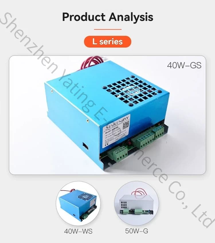 Nuovo Alimentatore per Tubo Laser CO2 150W 100W 80W 60W 50W 40W, Accessori per Macchine da Taglio, Incisione e Intaglio
