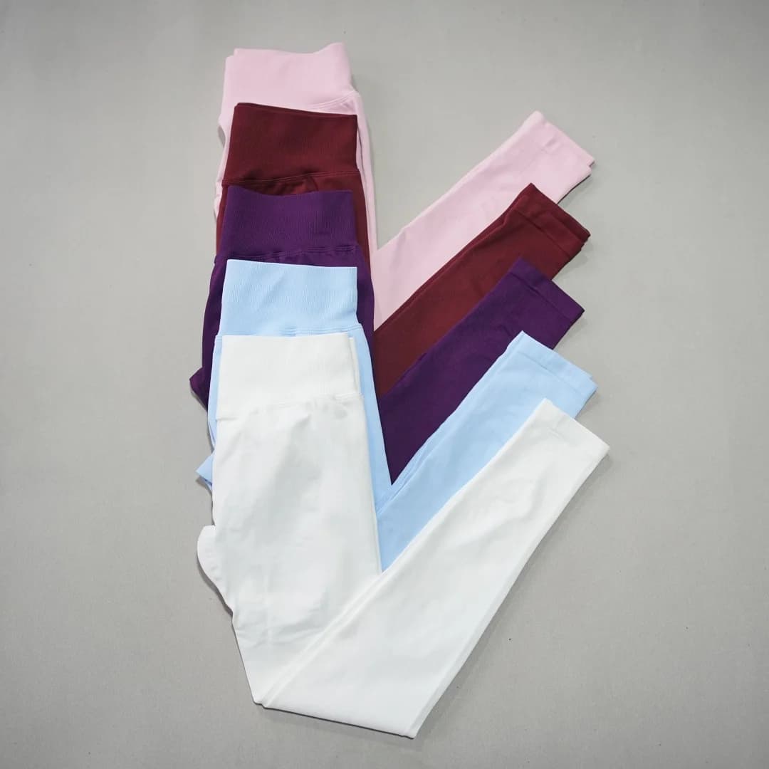 Leggings Yoga Senza Cuciture a Vita Alta DFDK, Pantaloni a Compressione Modellanti, Leggings Sportivi Aderenti per Corsa e Palestra