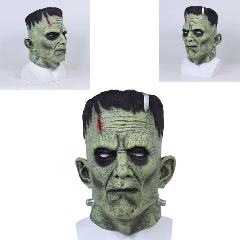 Frankenstein Mask Devil Monsters Cosplay Mask Zombie Mascarillas Evil Latex Masks Anime Viso Mascara Halloween Costume Puntelli