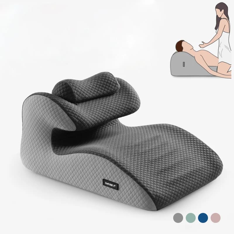 Cuscino di supporto lombare in memory foam Cuscino ortopedico multifunzione per divani Letto Supporto per coppia Aiuta a alleviare il dolore alla schiena Massaggio